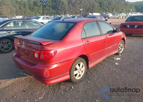 2007 Toyota Corolla S из США, поврежденный, VIN 2T1BR32E87C754837